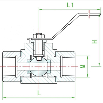 Q11SA internal thread air supply ball valve